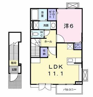 プレジールの間取り