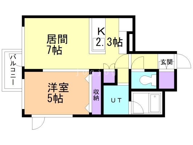 ル・シェーヌ桑園の間取り