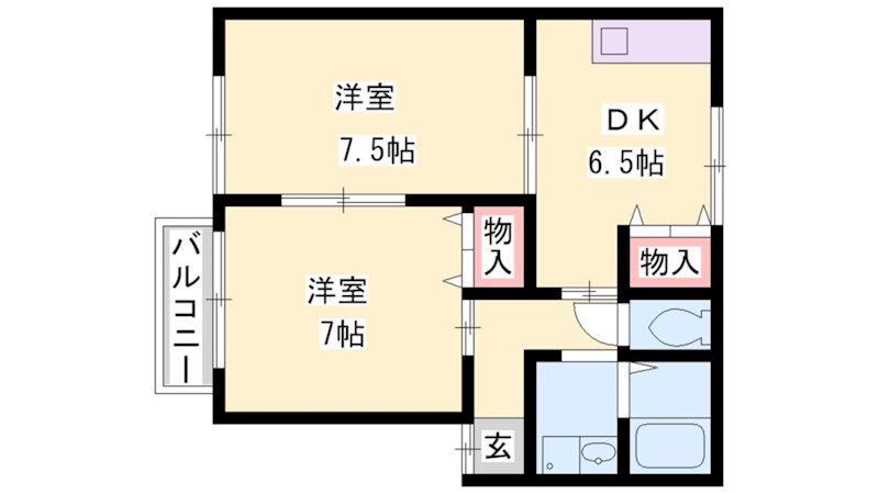 小沢ハイツの間取り