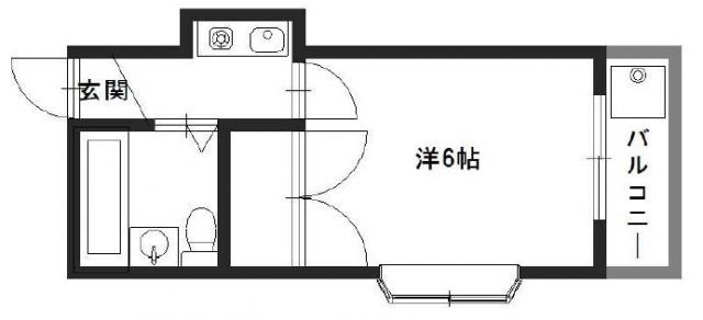 ヴァンヴェール宮西の間取り