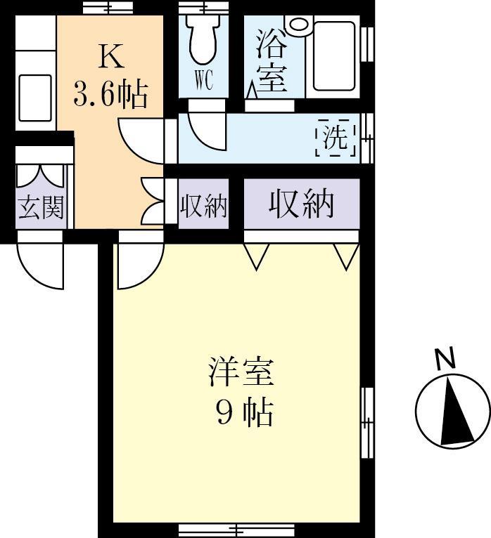 ノーブルＡの間取り