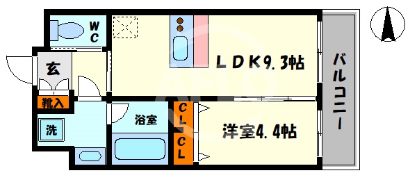 スプランディッド安土町の間取り