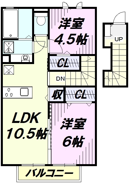 グラウクス　Ａの間取り