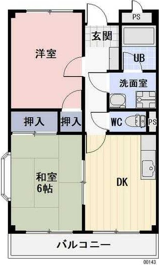 御駒ハイツの間取り