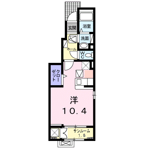 ラベンダーＡの間取り