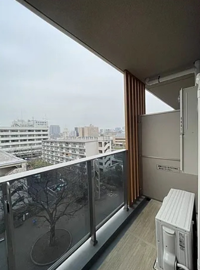 【江東区塩浜のマンションのバルコニー】