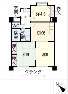 シャルル安藤IIの間取り