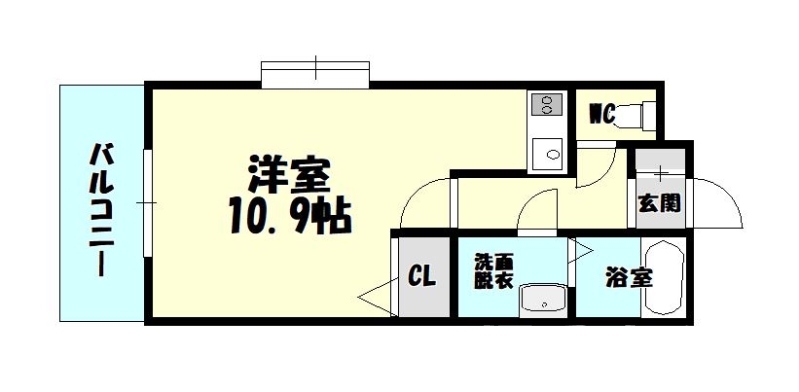 糟屋郡志免町別府のマンションの間取り