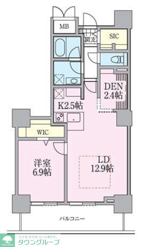 ロイヤルパークスタワー南千住の間取り