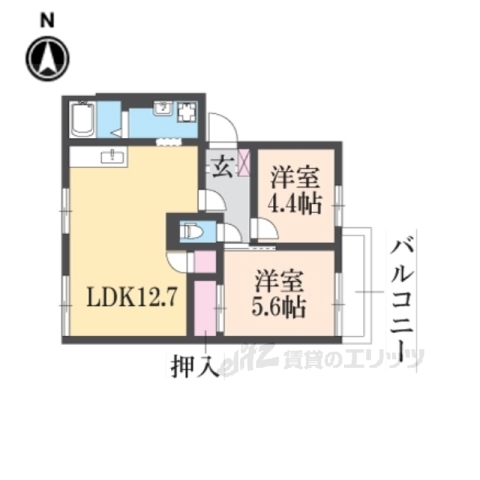 三央ハイツＡの間取り