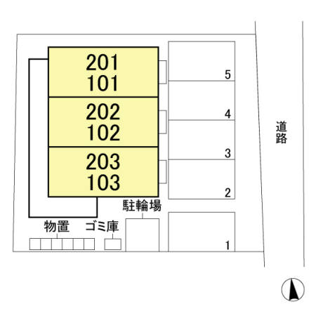 駐車場　配置図