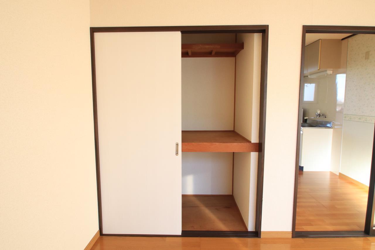 収納　押入タイプの収納で収納力抜群！
