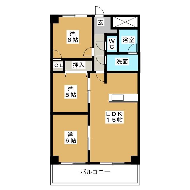 プロミネント四日市の間取り