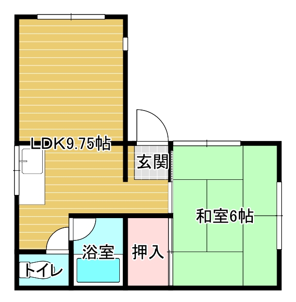 モンパレス新潟三条第6-1号館の間取り