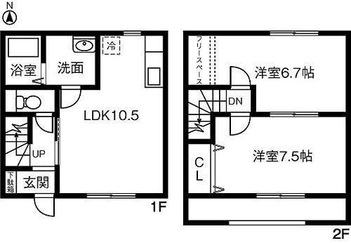 メゾネット リアンの間取り