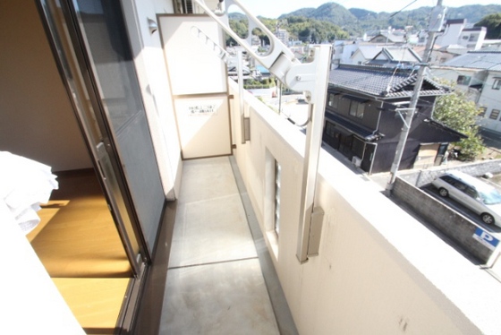 バルコニー　※別部屋の写真です
