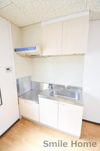 キッチン　ガスコンロ設置可能