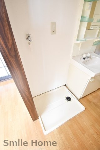 その他設備　洗濯機も室内に置けます