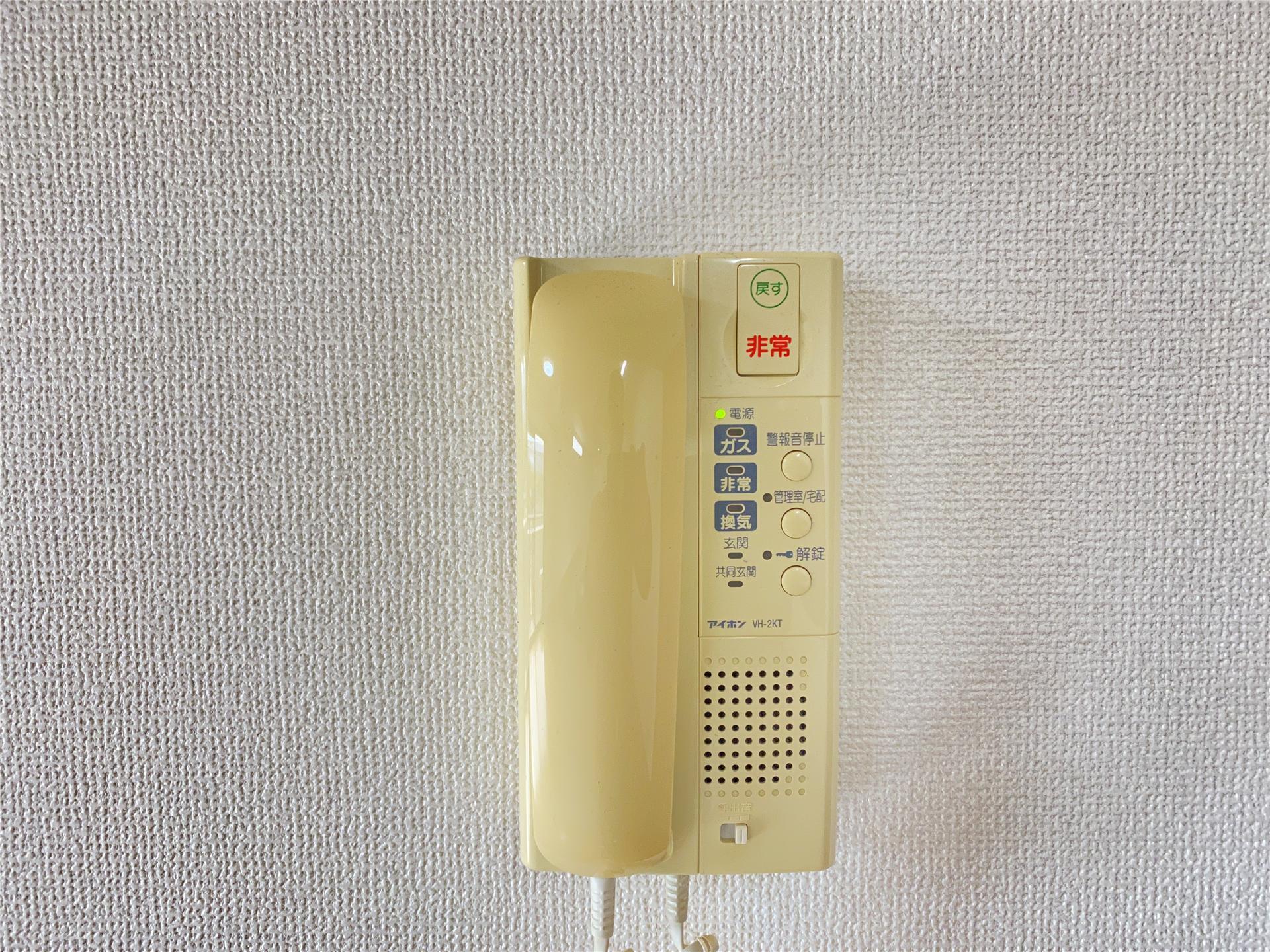 セキュリティ　（別部屋参考イメージ）安心のインターホン完備♪