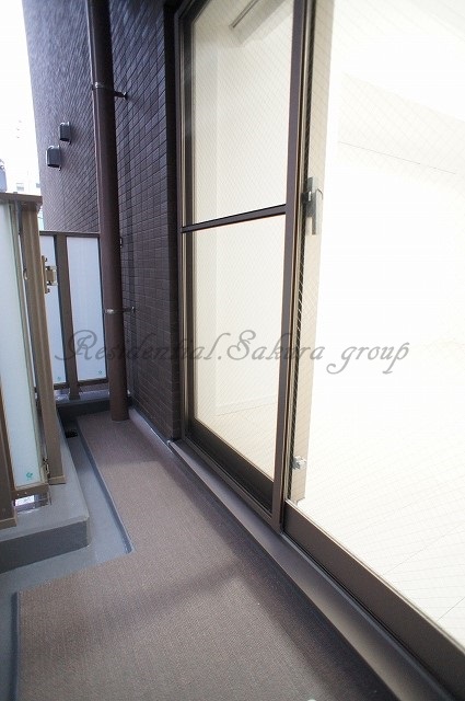 バルコニー　洗濯物も干せます♪