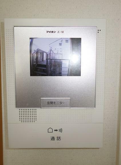 セキュリティ　モニター付きドアホン