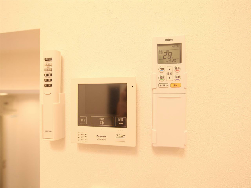 セキュリティ　ＴＶモニター付インターホン完備