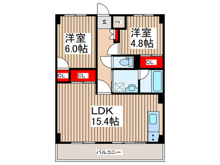 PLENDY北越谷の間取り写真