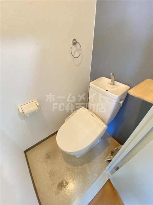 トイレ　ゆったりとした空間のトイレです