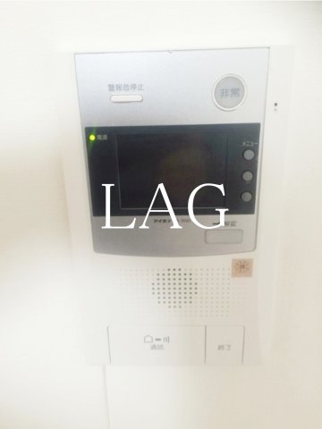 セキュリティ　モニター付きインターフォンです。