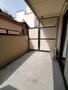 バルコニー　日当り良好の南向き広々バルコニー