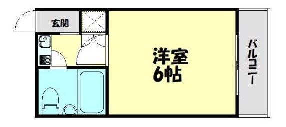 シャルマンフジ津久野弐番館の間取り写真