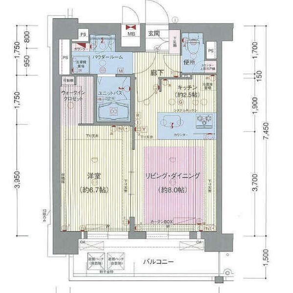 プレサンス名古屋STATIONビジュの間取り写真