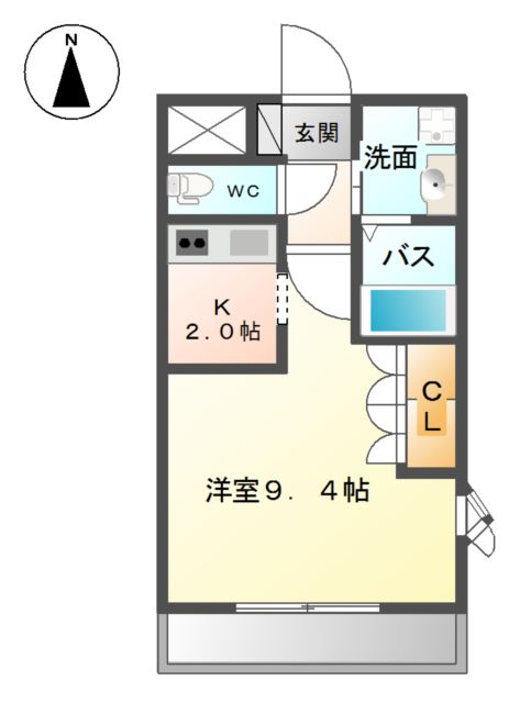 シェルルSの間取り写真