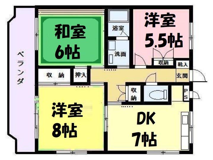 エステートナカムラの間取り写真