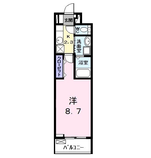 エスポワールIIの間取り写真