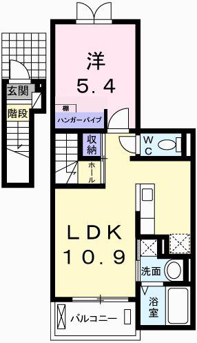 ＪＲ山陽本線 姫路駅 バス乗車時間：11分 最寄りバス停で下車 徒歩7分 3階建 築14年の間取り写真