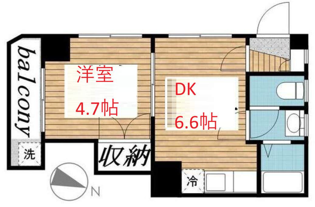 東急池上線 池上駅 徒歩5分 3階建 築32年の間取り写真
