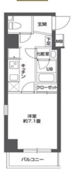 ニューシティアパートメンツ南千住の間取り写真