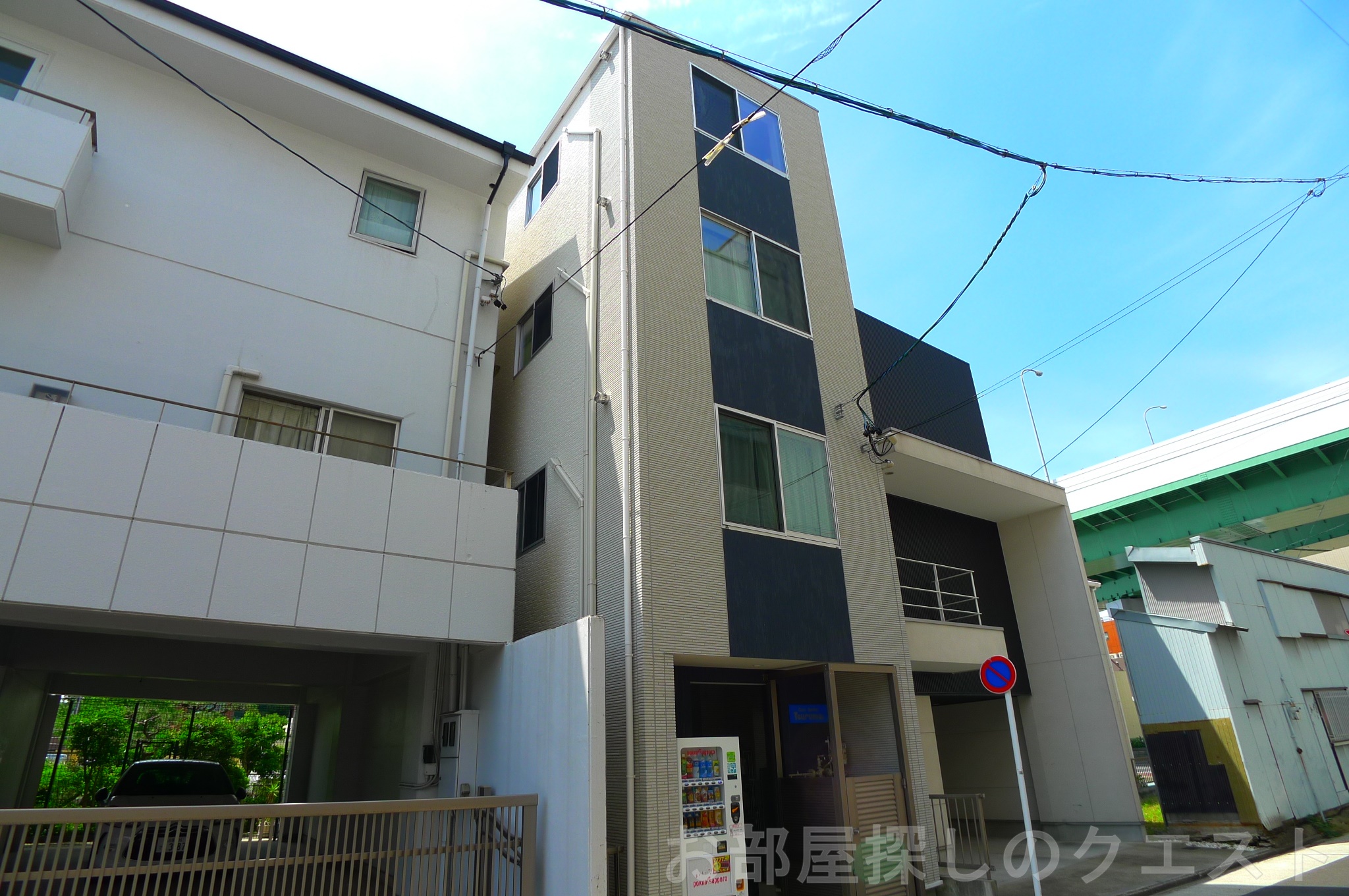 建物外観　オートロック付デザイナーズ☆