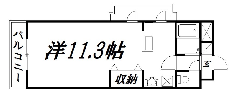 遠州鉄道 第一通り駅 徒歩8分 8階建 築26年の間取り写真