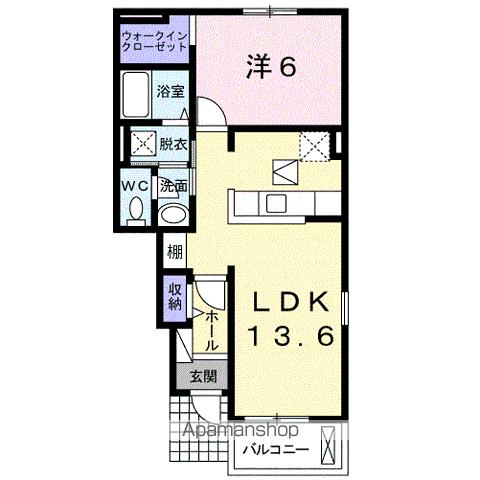 ＪＲ和歌山線 下井阪駅 徒歩5分 2階建 築11年の間取り写真