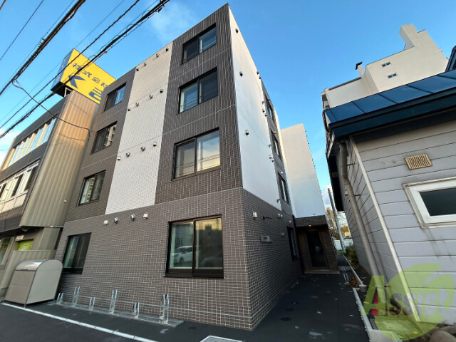 建物外観　札幌市白石区菊水５条「ＣＯＣＯ　ＧＲＡＮＤ」完成予想パース