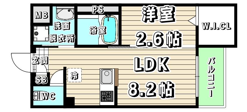 阪急京都線 上新庄駅 徒歩8分 4階建 築3年の間取り写真