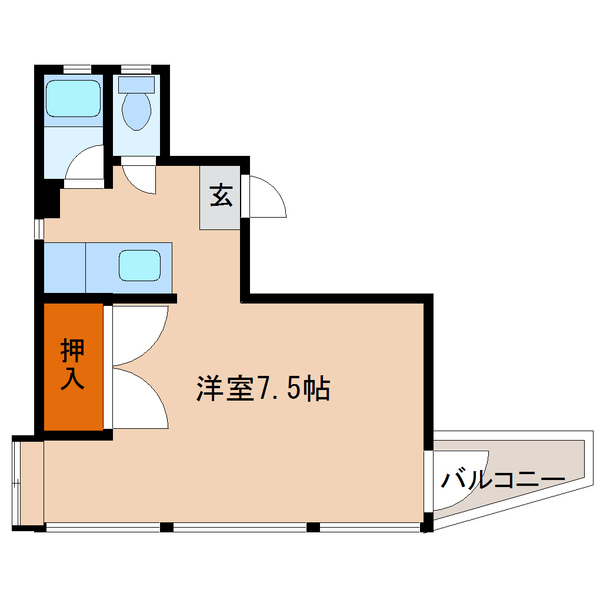 エレメント大橋の間取り