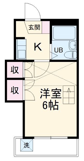 フラッツハナIIの間取り