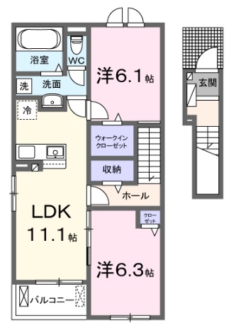 ＴＫＹ　ヴィレッジCの間取り