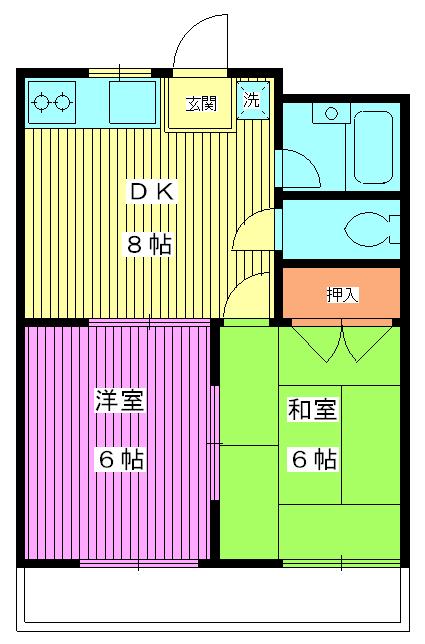 パルハイツの間取り