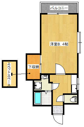 グリーンロード参番館の間取り