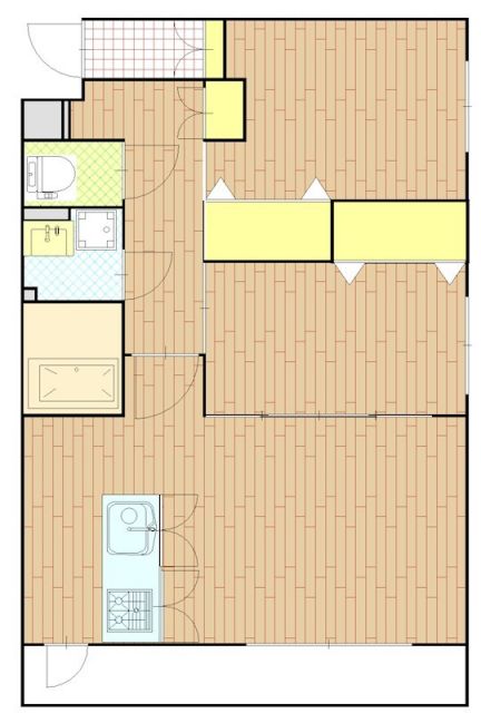 袋井市上山梨のマンションの間取り