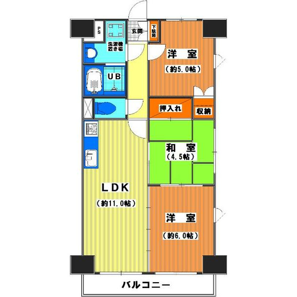 駅前ペット可・タワーマンションＴｏｓｈｉの間取り